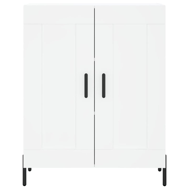 skænk 69,5x34x90 cm konstrueret træ hvid