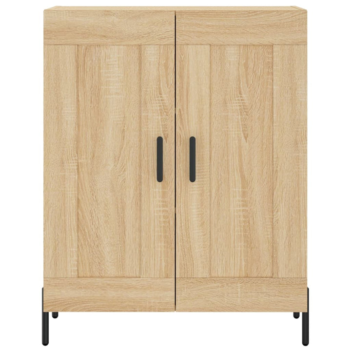 skænk 69,5x34x90 cm konstrueret træ sonoma-eg