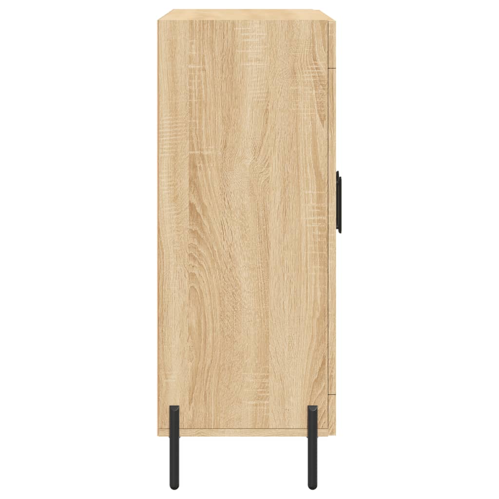 skænk 69,5x34x90 cm konstrueret træ sonoma-eg