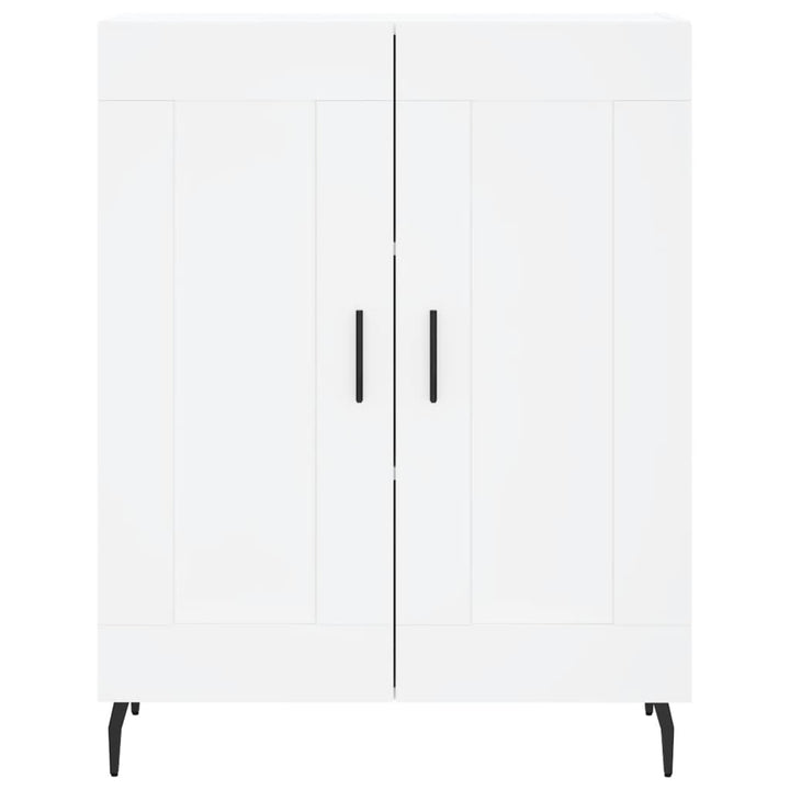 skænk 69,5x34x90 cm konstrueret træ hvid
