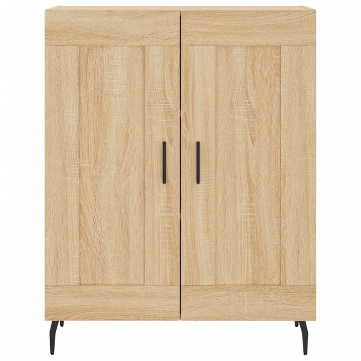 skænk 69,5x34x90 cm konstrueret træ sonoma-eg