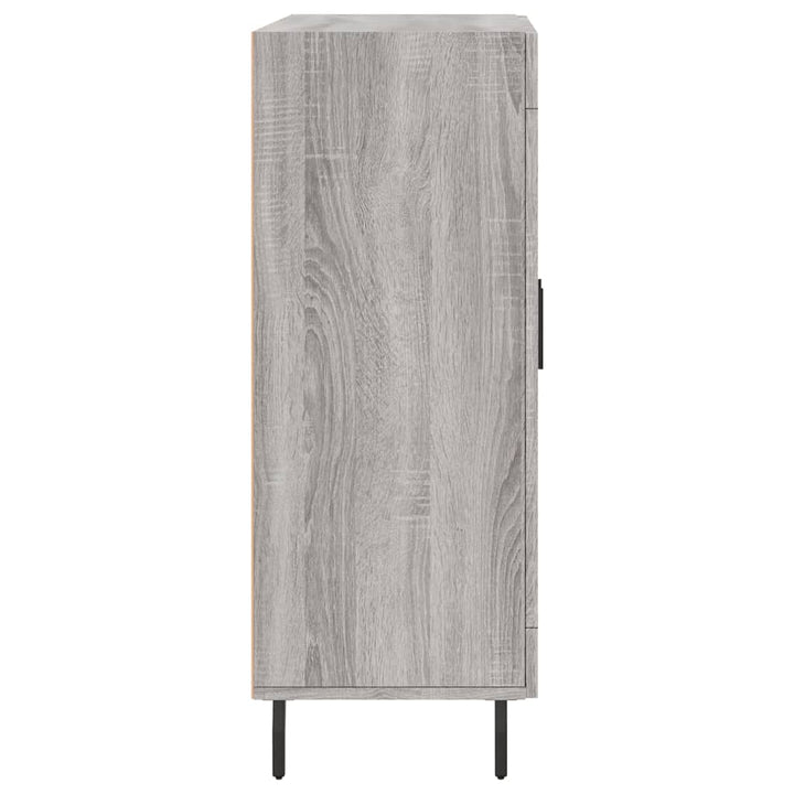 skænk 69,5x34x90 cm konstrueret træ grå sonoma-eg