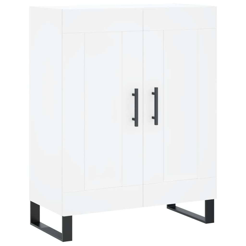 skænk 69,5x34x90 cm konstrueret træ hvid