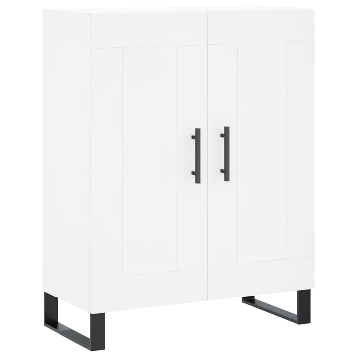 skænk 69,5x34x90 cm konstrueret træ hvid