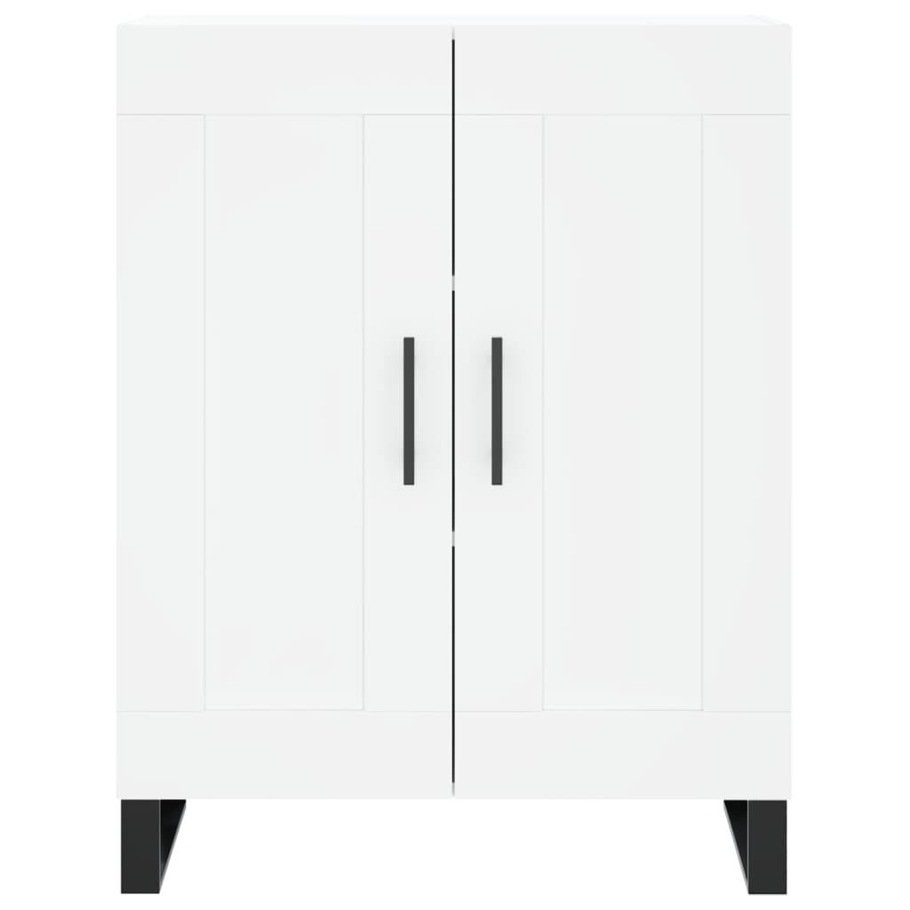 skænk 69,5x34x90 cm konstrueret træ hvid