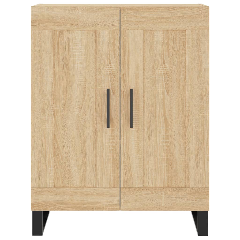 skænk 69,5x34x90 cm konstrueret træ sonoma-eg