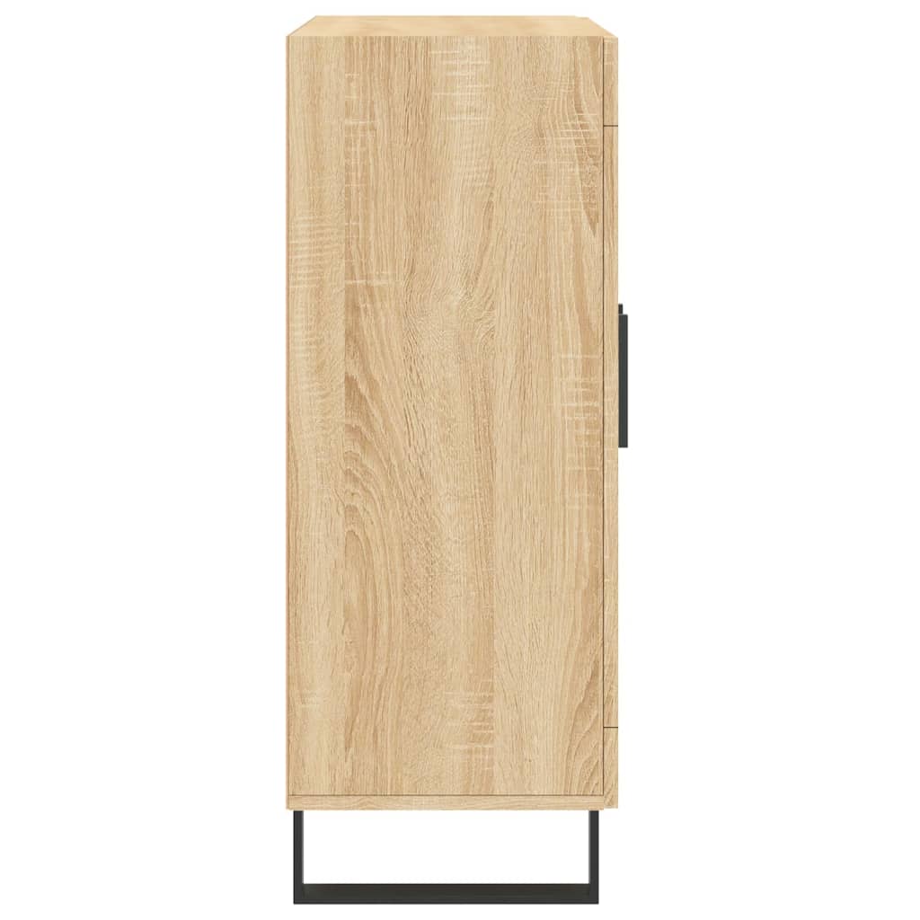 skænk 69,5x34x90 cm konstrueret træ sonoma-eg