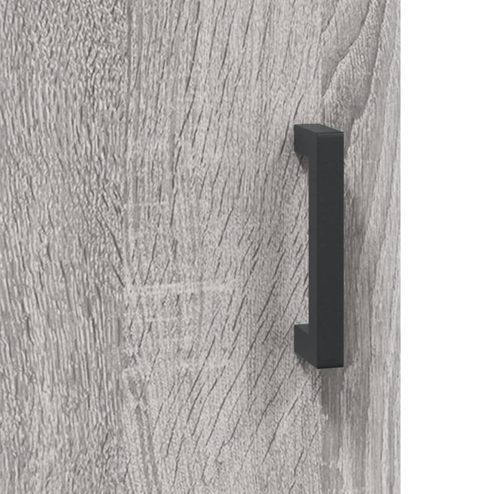 skænk 69,5x34x90 cm konstrueret træ grå sonoma-eg