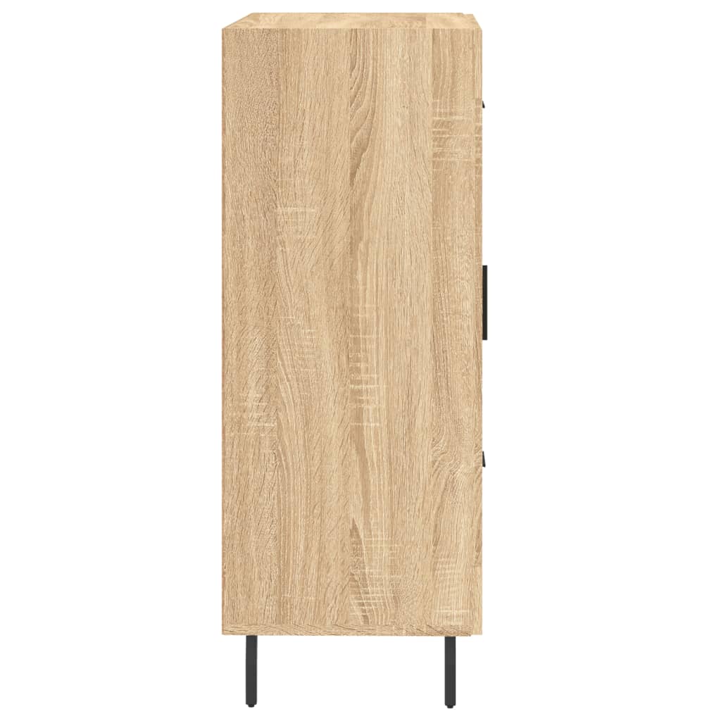 skænk 69,5x34x90 cm konstrueret træ sonoma-eg