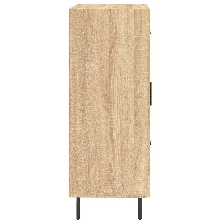 skænk 69,5x34x90 cm konstrueret træ sonoma-eg