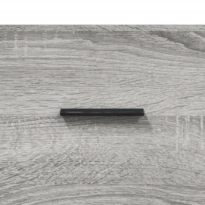 skænk 69,5x34x90 cm konstrueret træ grå sonoma-eg