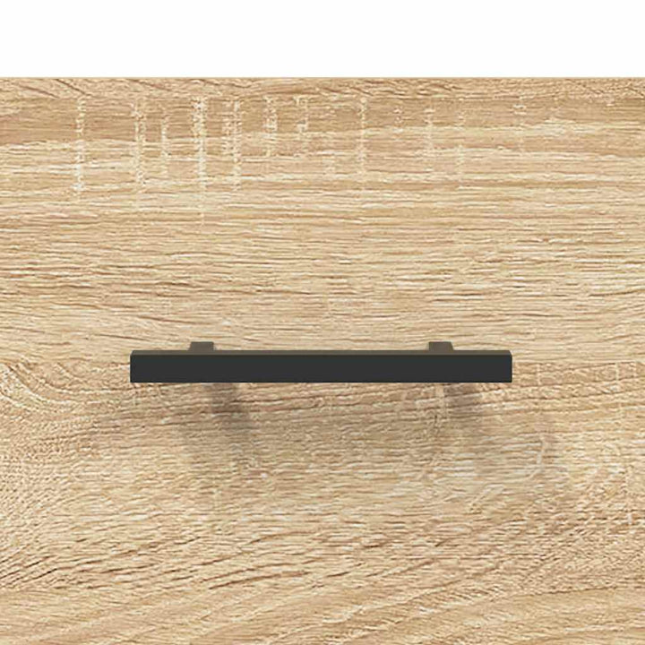 skænk 69,5x34x90 cm konstrueret træ sonoma-eg