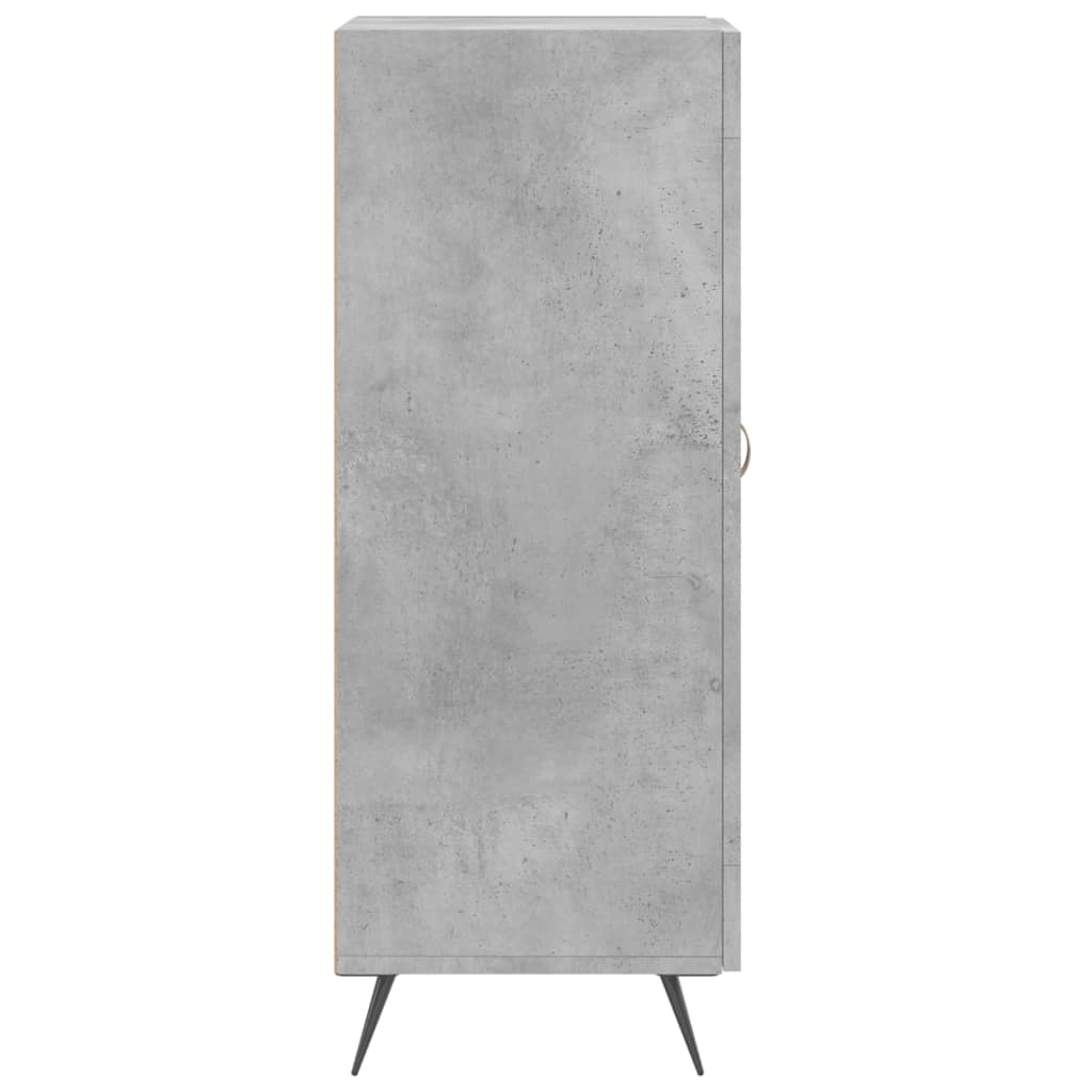 skænk 34,5x34x90 cm konstrueret træ betongrå