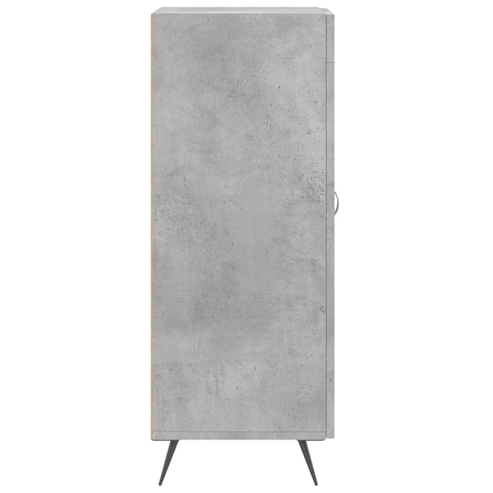 skænk 34,5x34x90 cm konstrueret træ betongrå
