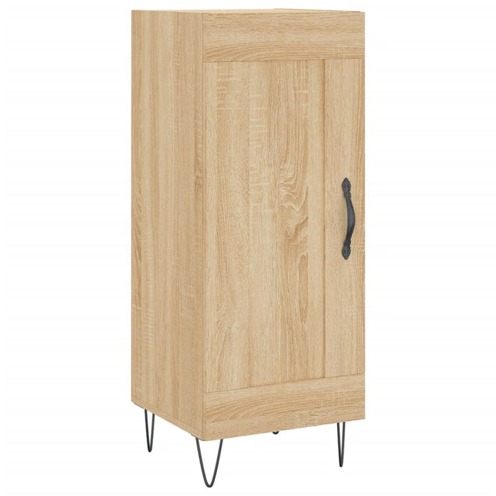 skænk 34,5x34x90 cm konstrueret træ sonoma-eg
