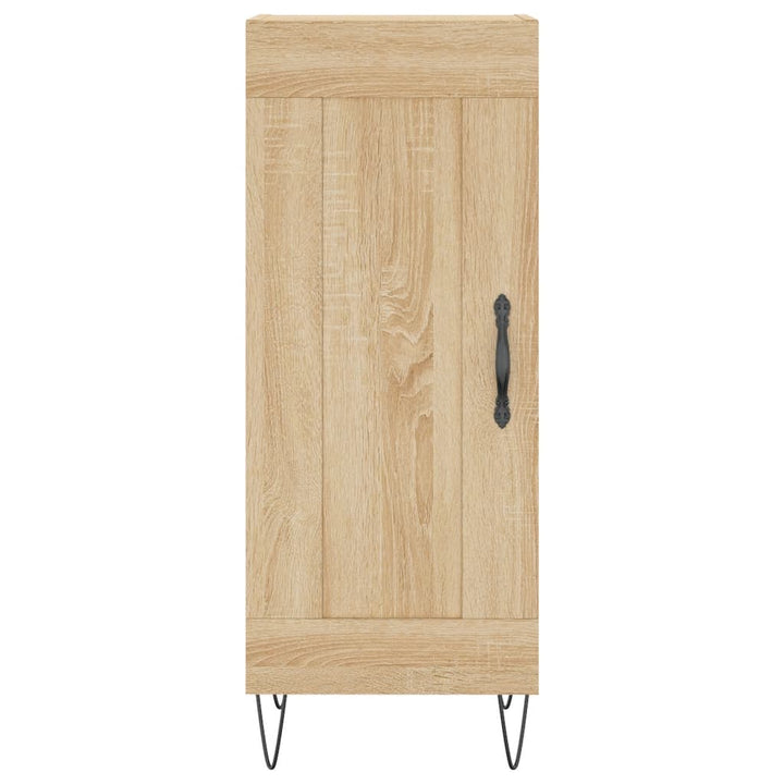 skænk 34,5x34x90 cm konstrueret træ sonoma-eg