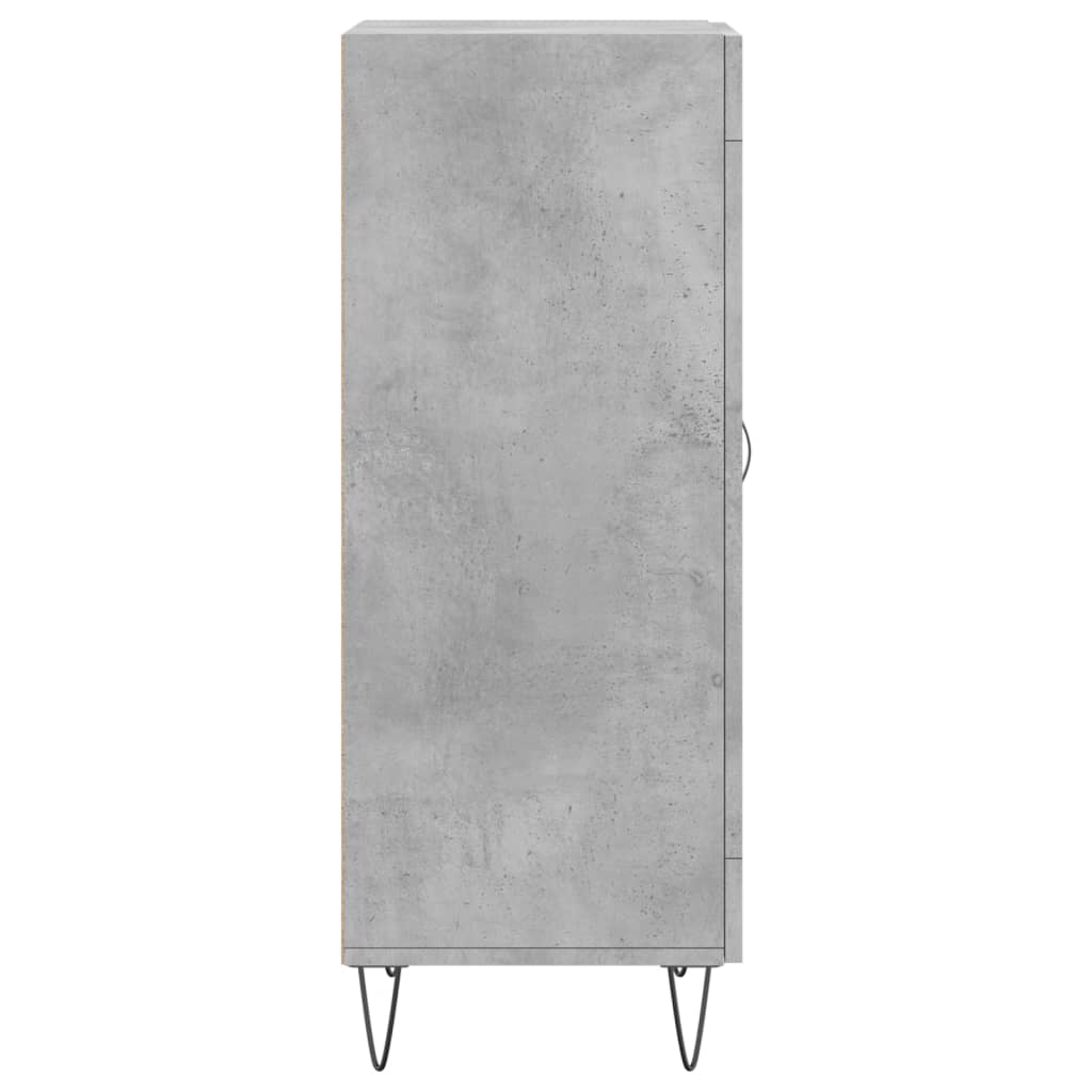 skænk 34,5x34x90 cm konstrueret træ betongrå