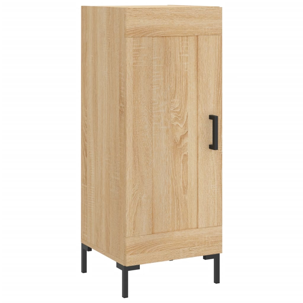 skænk 34,5x34x90 cm konstrueret træ sonoma-eg