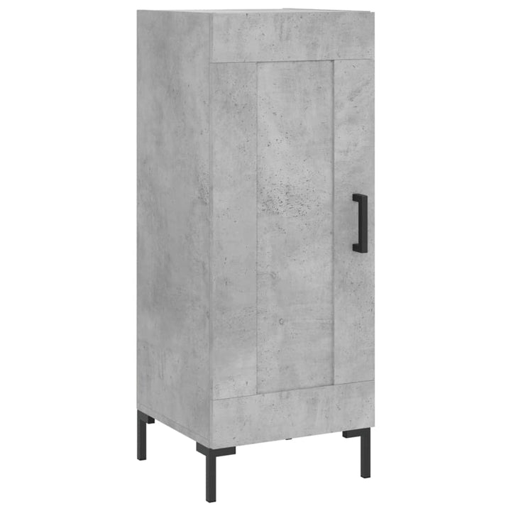 skænk 34,5x34x90 cm konstrueret træ betongrå
