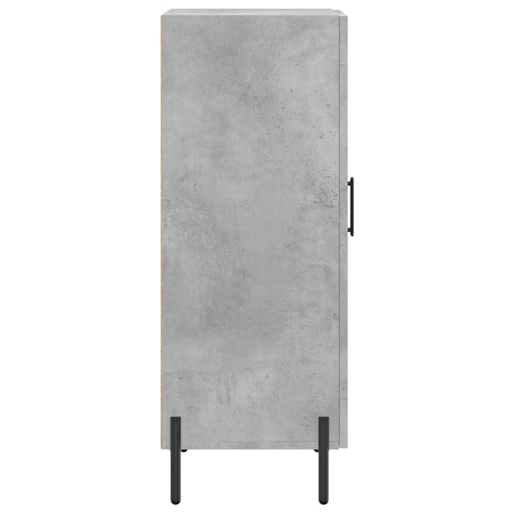 skænk 34,5x34x90 cm konstrueret træ betongrå