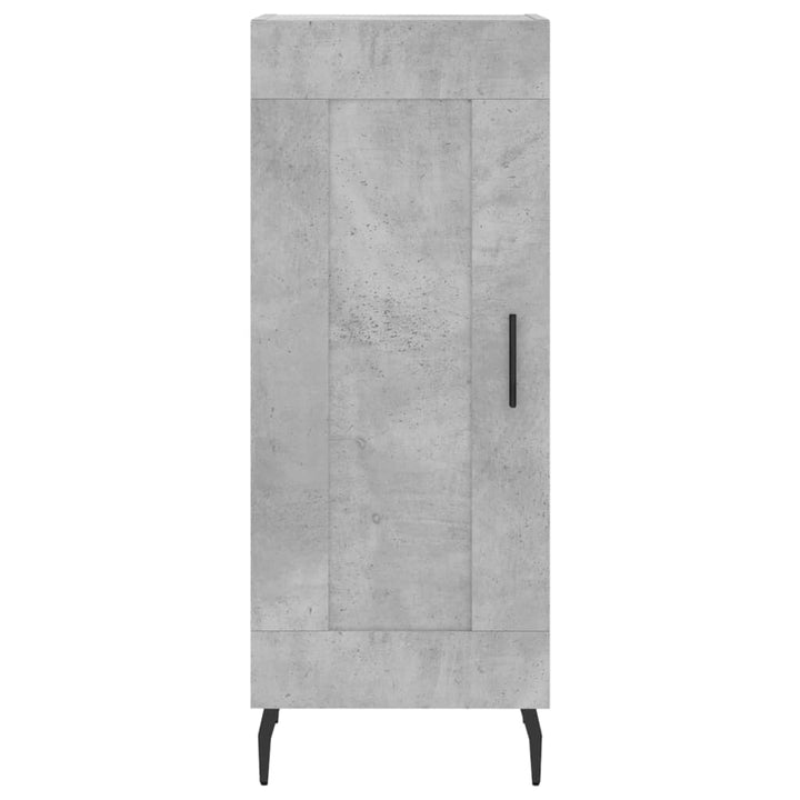 skænk 34,5x34x90 cm konstrueret træ betongrå