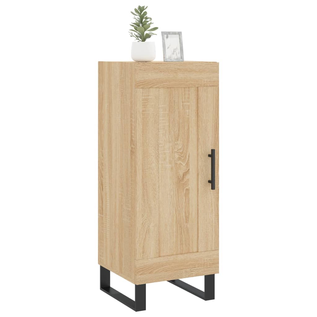 skænk 34,5x34x90 cm konstrueret træ sonoma-eg