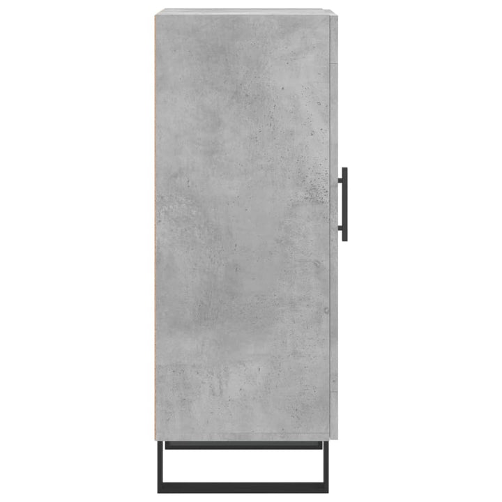 skænk 34,5x34x90 cm konstrueret træ betongrå
