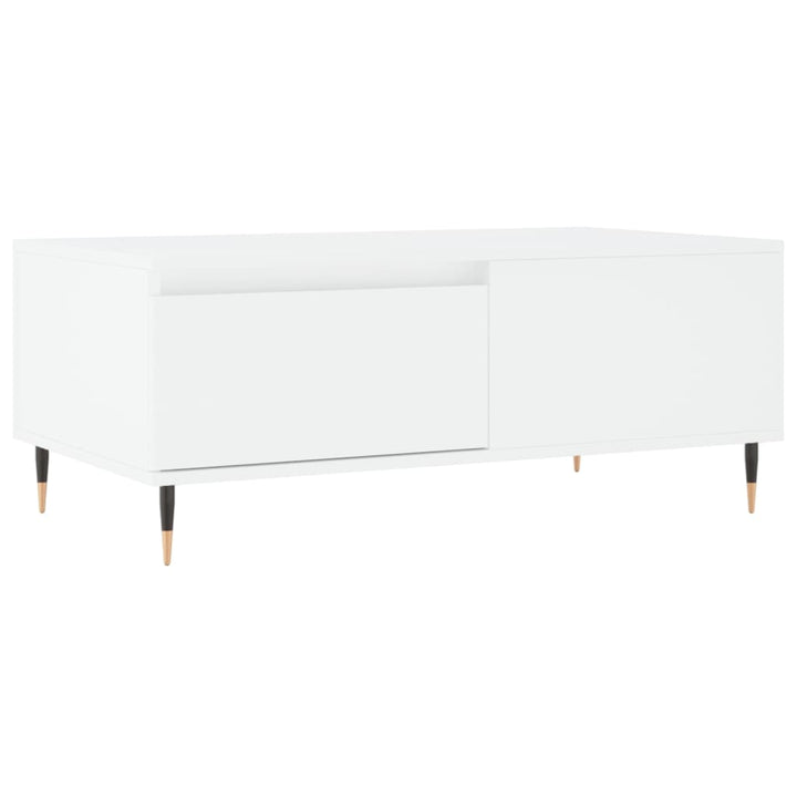 sofabord 90x50x36,5 cm konstrueret træ hvid
