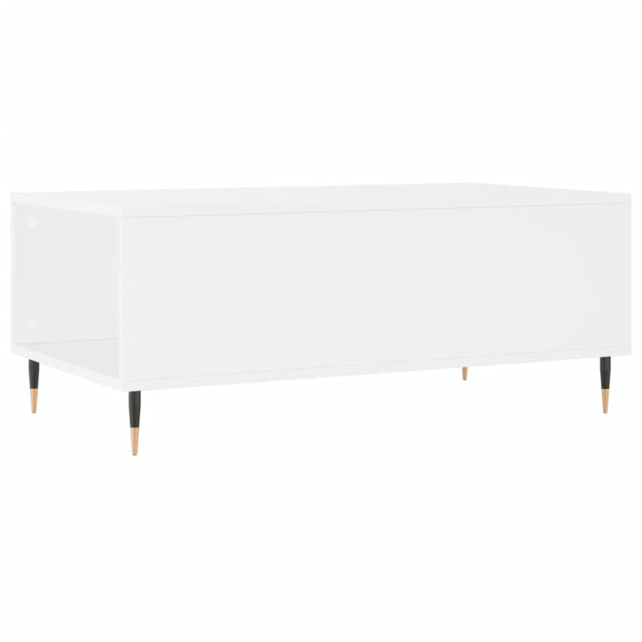 sofabord 90x50x36,5 cm konstrueret træ hvid