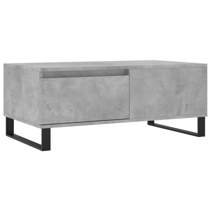 sofabord 90x50x36,5 cm konstrueret træ betongrå