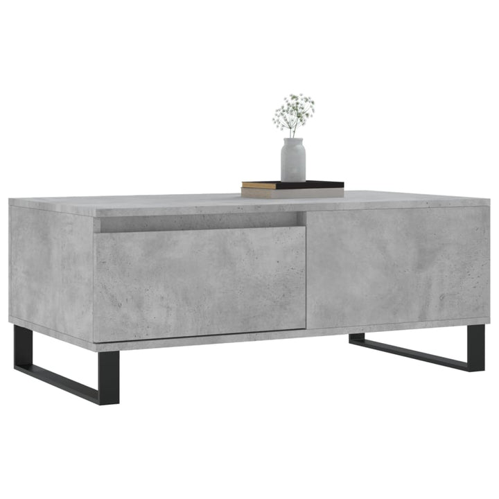 sofabord 90x50x36,5 cm konstrueret træ betongrå