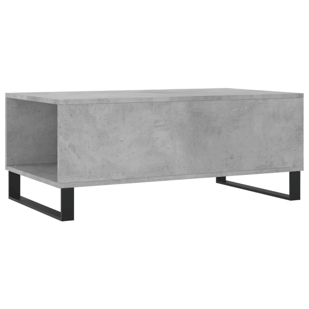 sofabord 90x50x36,5 cm konstrueret træ betongrå
