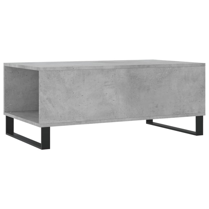 sofabord 90x50x36,5 cm konstrueret træ betongrå