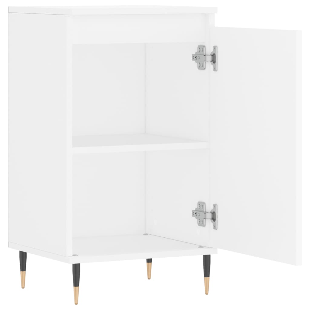 skænk 40x35x70 cm konstrueret træ hvid