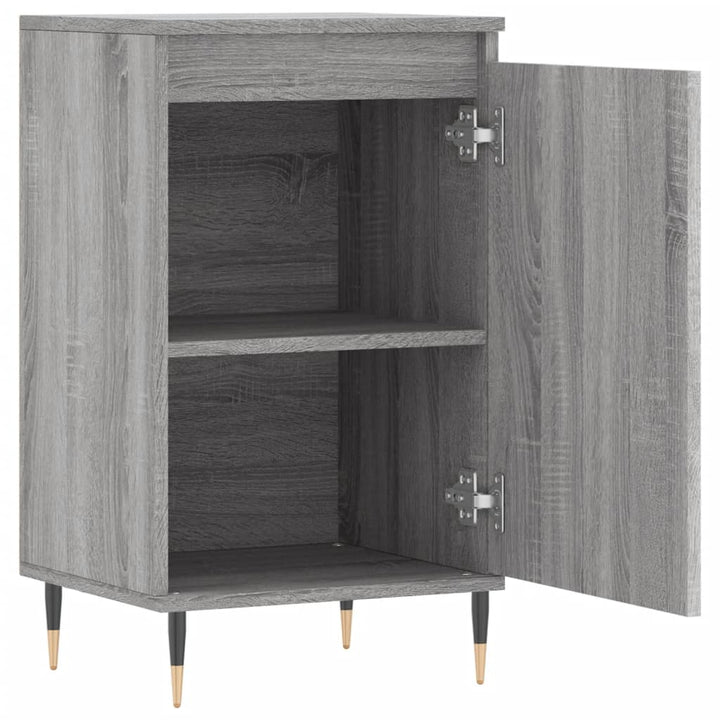 skænk 40x35x70 cm konstrueret træ grå sonoma-eg