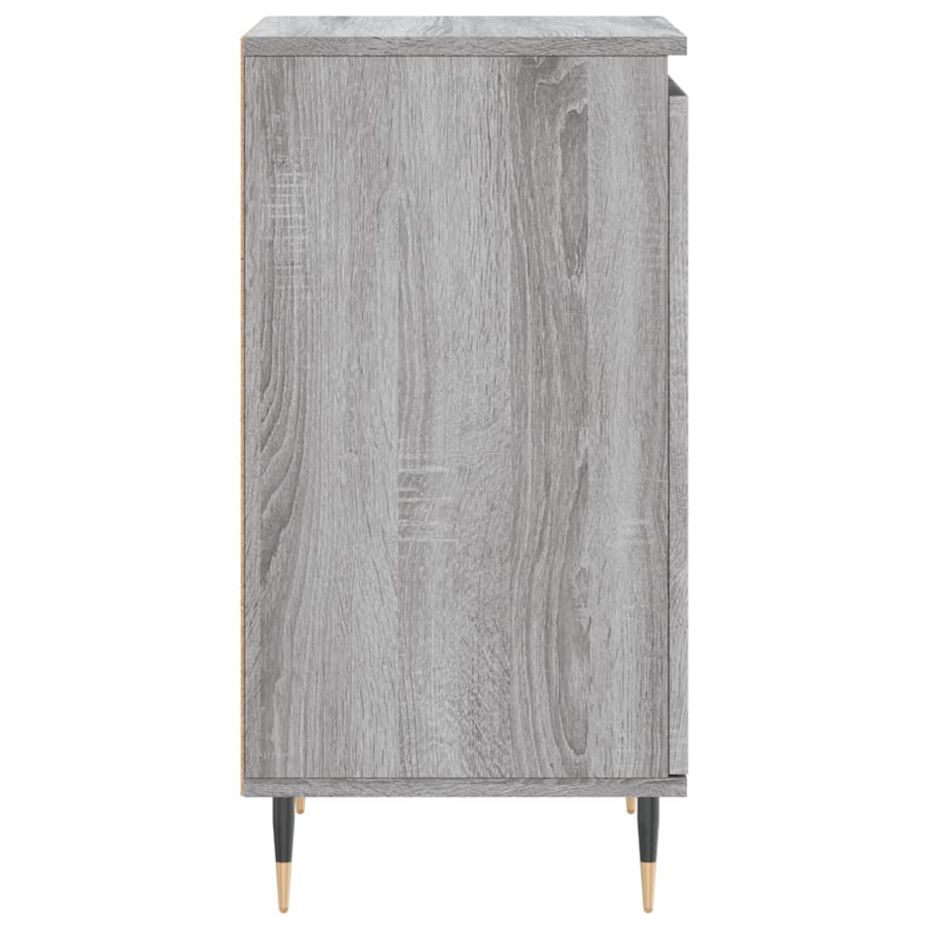 skænk 40x35x70 cm konstrueret træ grå sonoma-eg