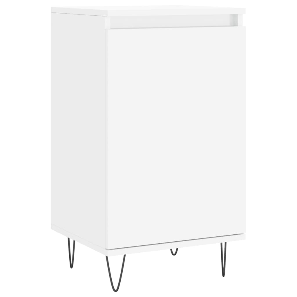 skænk 40x35x70 cm konstrueret træ hvid