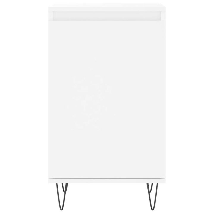 skænk 40x35x70 cm konstrueret træ hvid