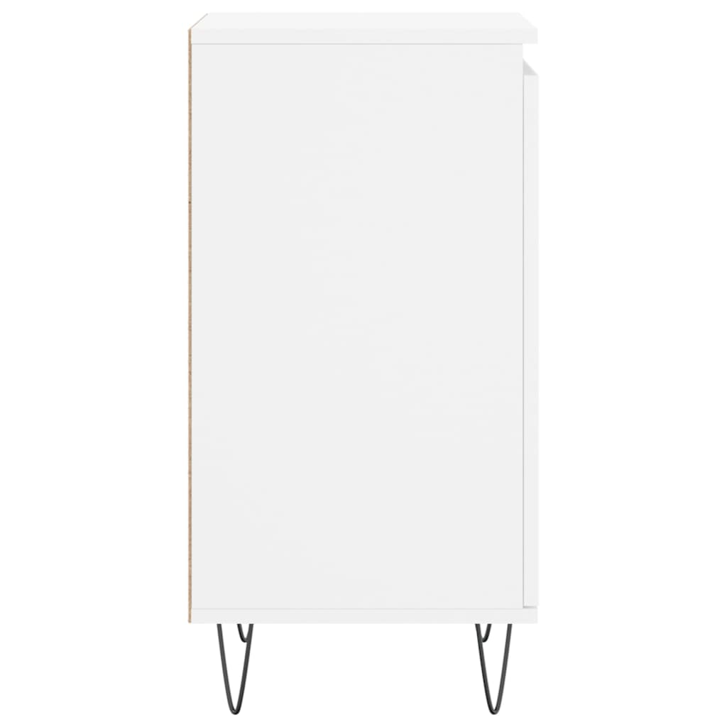 skænk 40x35x70 cm konstrueret træ hvid