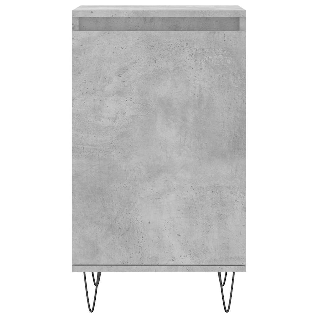 skænk 40x35x70 cm konstrueret træ betongrå