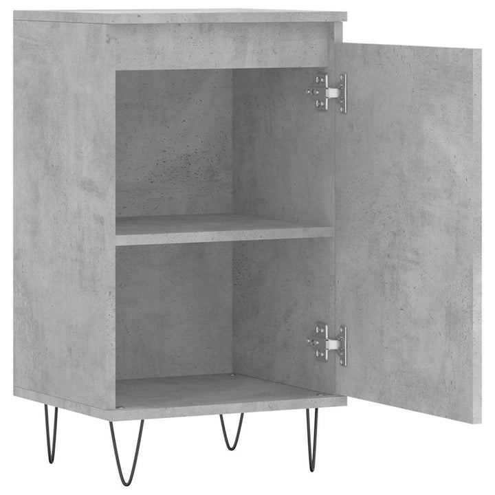 skænk 40x35x70 cm konstrueret træ betongrå