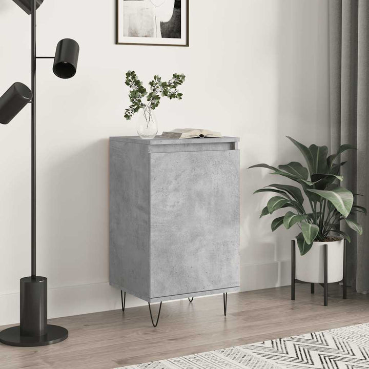 skænk 40x35x70 cm konstrueret træ betongrå