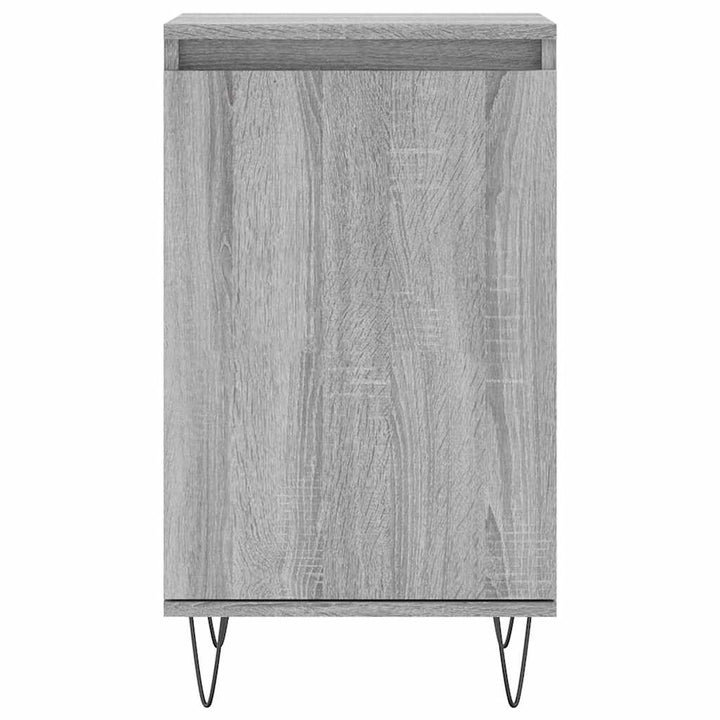 skænk 40x35x70 cm konstrueret træ grå sonoma-eg