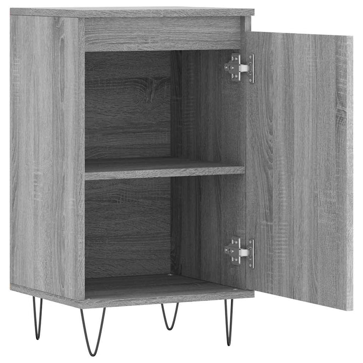skænk 40x35x70 cm konstrueret træ grå sonoma-eg