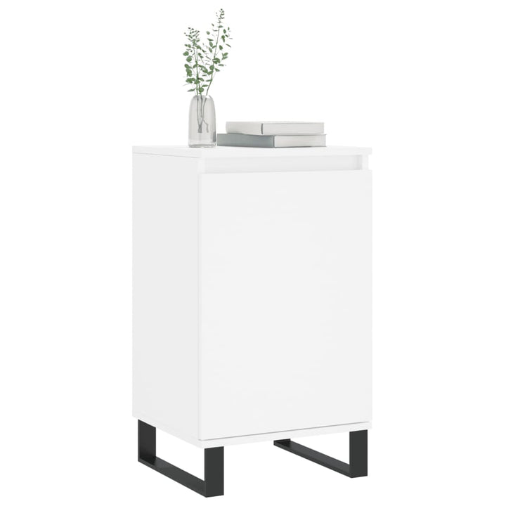 skænk 40x35x70 cm konstrueret træ hvid