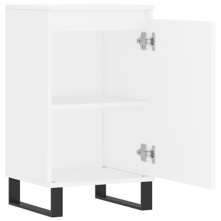 skænk 40x35x70 cm konstrueret træ hvid