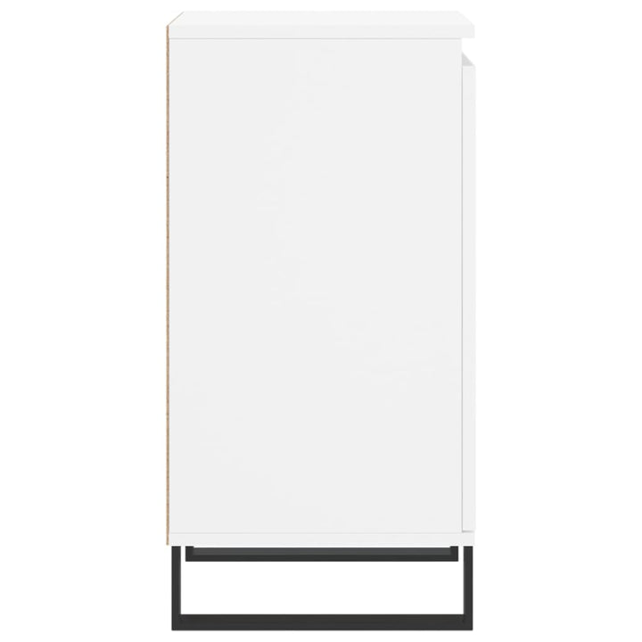 skænk 40x35x70 cm konstrueret træ hvid