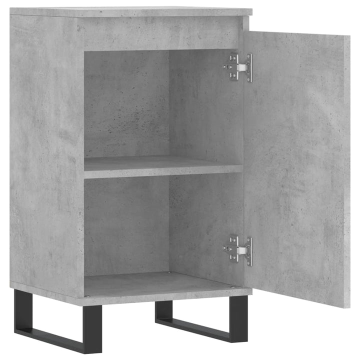 skænk 40x35x70 cm konstrueret træ betongrå