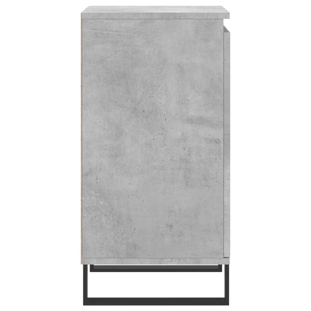 skænke 2 stk. 40x35x70 cm konstrueret træ betongrå