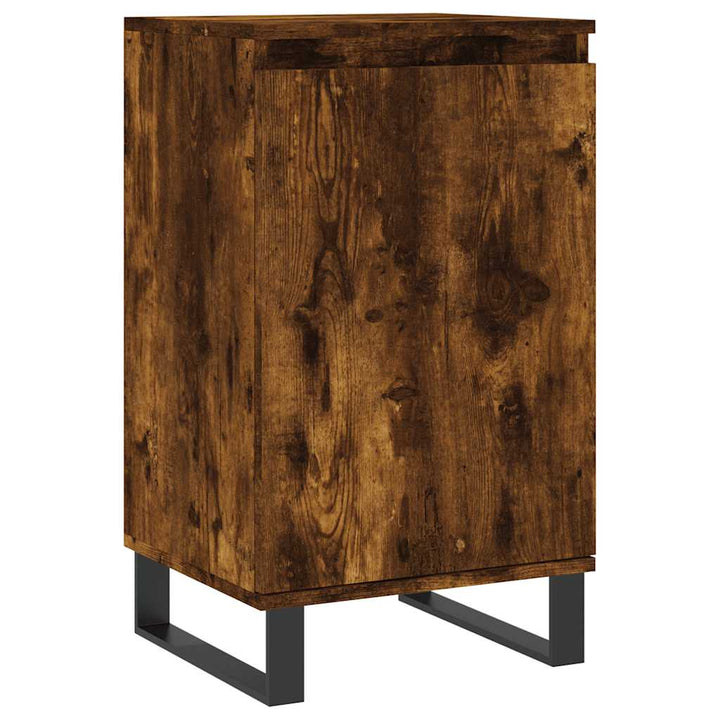skænk 40x35x70 cm konstrueret træ røget egetræsfarve